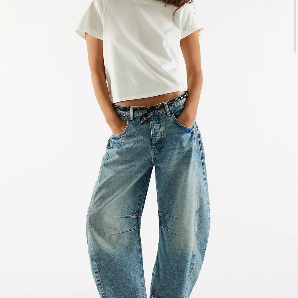 We The Free Barrel Leg Jeans